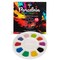 Pintar Ceramic Watercolor Paint Palette Tray - 12 Well Round Ceramic Palette | 7 Inch Paint Pallet | Durable Watercolor Palette Tray for Oil, Acrylic, Gouache & All Water-Based Paints